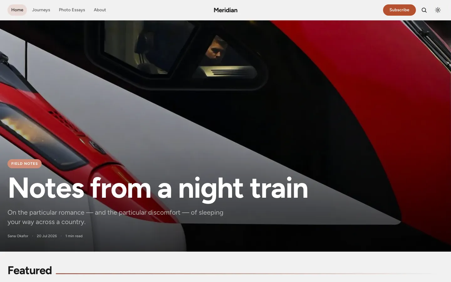 Ghost CMS Theme Free: Astrix