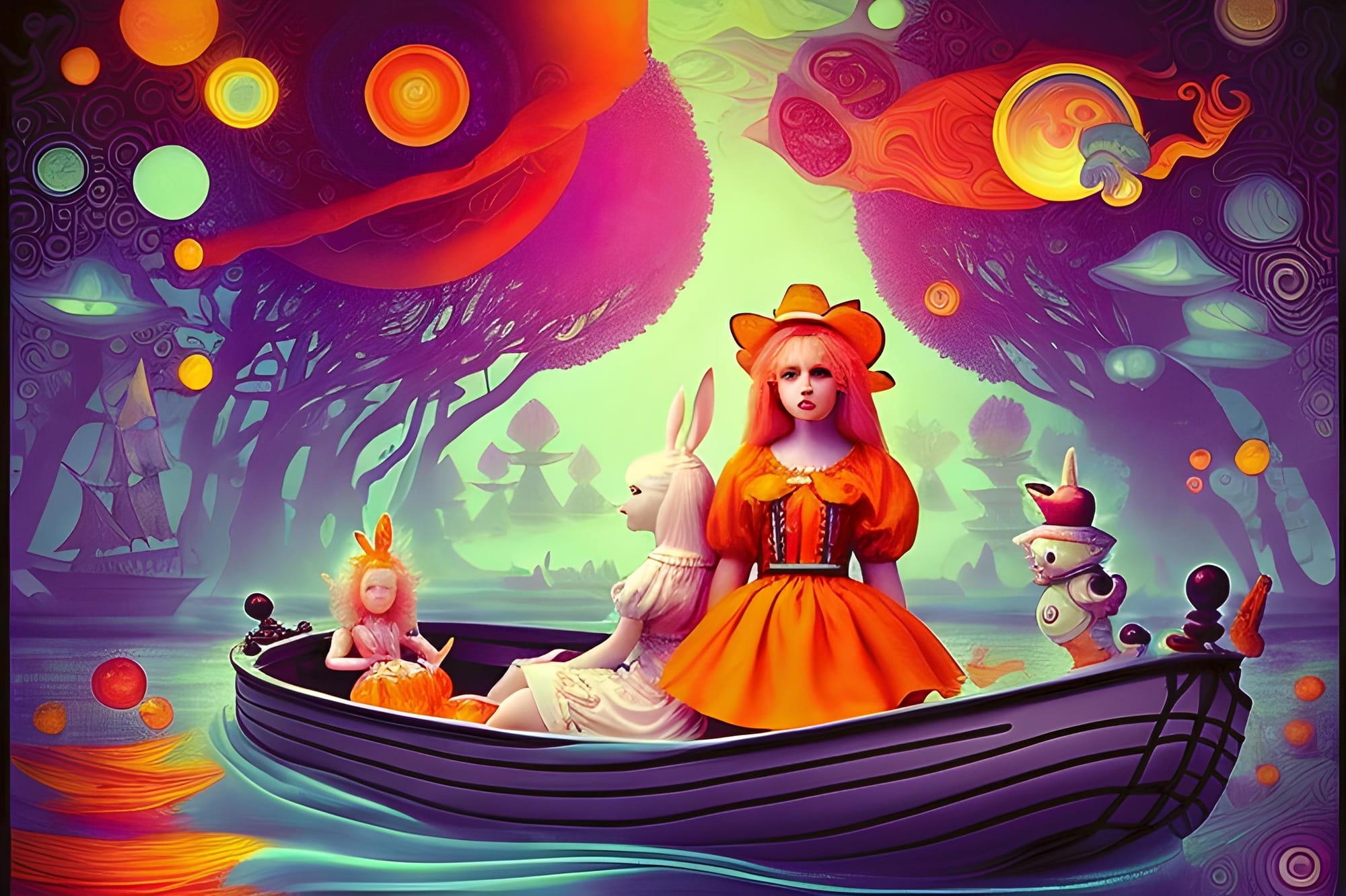 Lucy in the sky with diamonds
