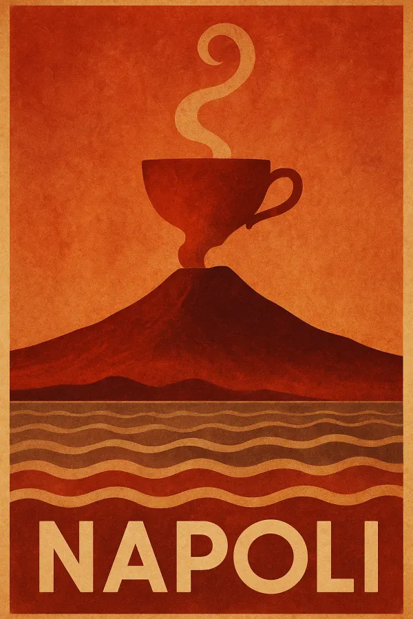 Artistic posters of Naples and Campania