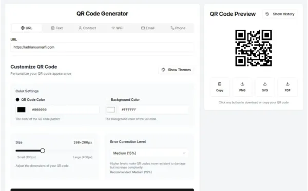 Side Project: QR Code Generator