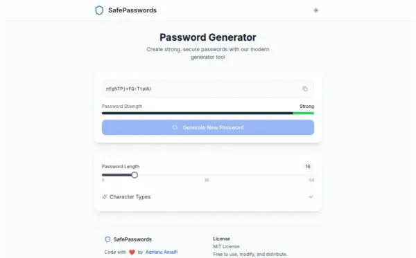 Side Projects: Safe Password